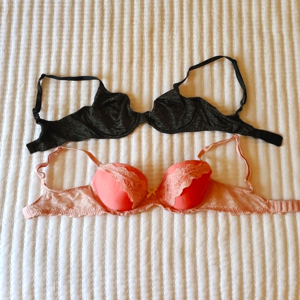 Victoria’s Secret Lace Demi Bra and Unlined Semi Demi LOT 🌻